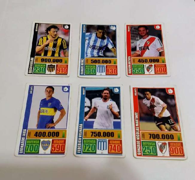 6 Figuritas-Cartas Copa Libertadores 2016. Venta o Canje