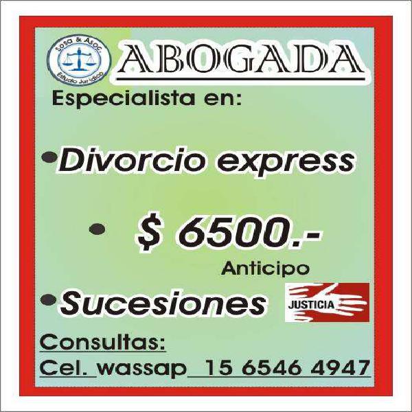 ABOGADOS ZONA MORON. DIVORCIO EXPRESS