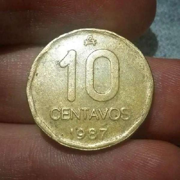 Argentina 10 Centavos de Austral de 1987