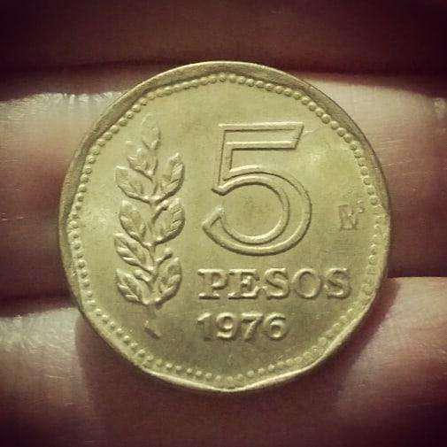 Argentina 5 Pesos 1976