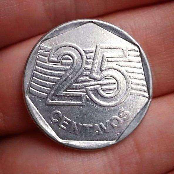 Brasil 25 Centavos 1995