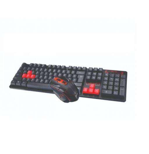 COMBO GAMER TECLADO Y MOUSE INALAMBRICO NM-ATTAK NETMAK