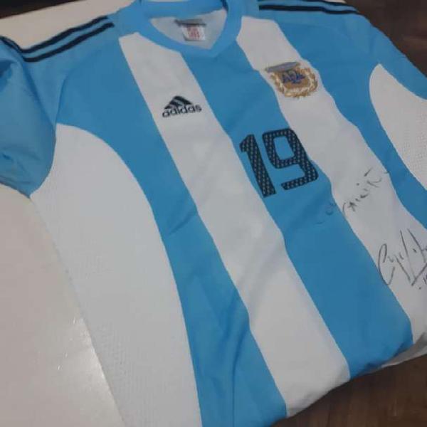 Camiseta Selec Argentina Adidas Chelito Delgado de Utileria