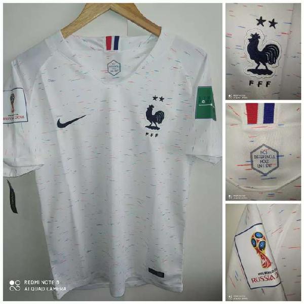 Camiseta selección Francia blanca 2018