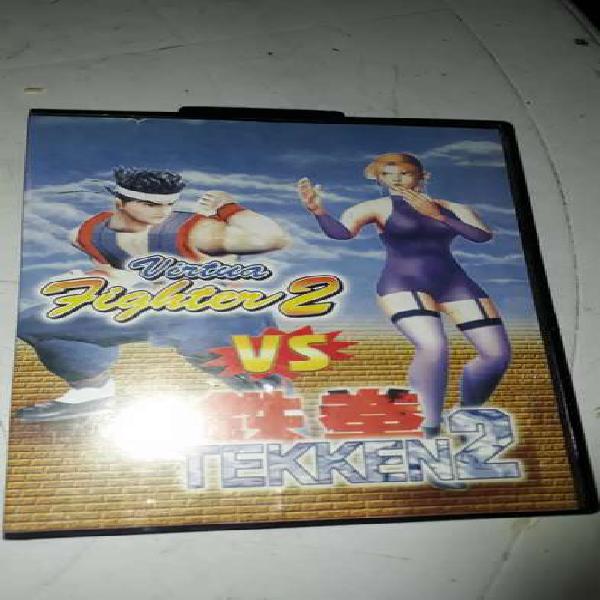 Cartucho de sega VIRTUA FIGHTER 2 VS TEKEN 2 usado