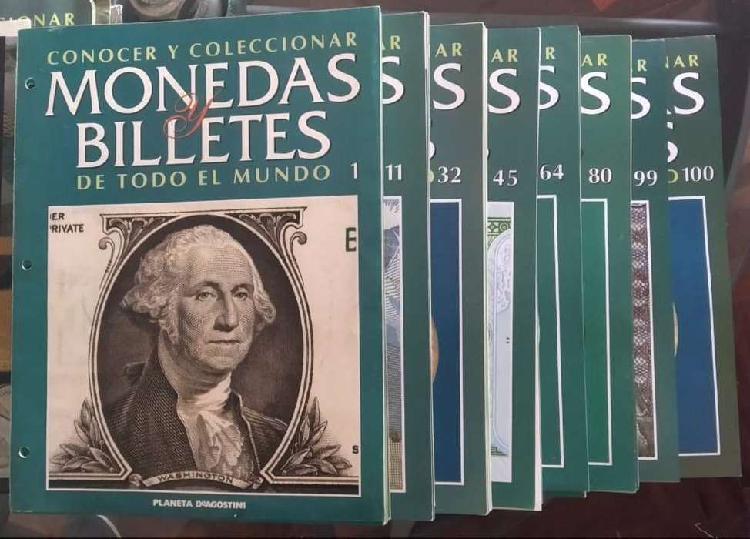 Colección fascículos Monedas y Billetes - Agostini.