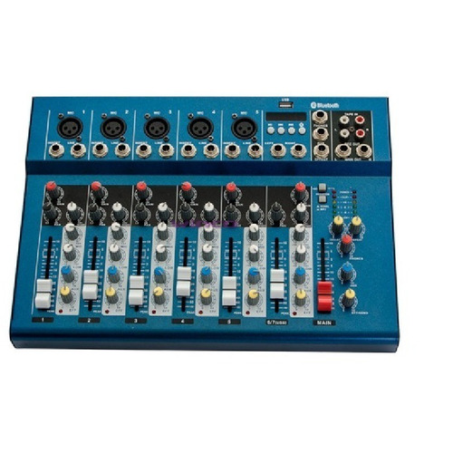Consola Mezcladora Profesional Mixer Audio 7 Canal Winco 237