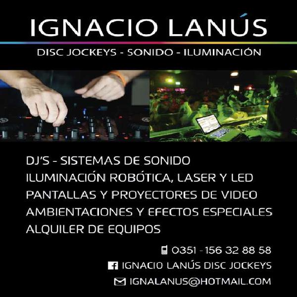 DJ SONIDO ILUMINACION LED FIESTAS Y EVENTOS ALQUILER CORDOBA