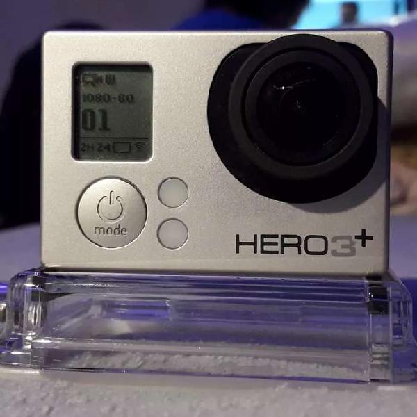 GoPro Hero 3+ Silver, Wi-Fi Combo Kit + Accesorios