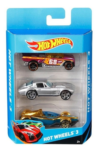 Hot Wheels Pack X3 Vehiculos K Envio Full