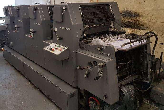 Impresora Heidelberg GTOV 52 de 4 colores Año 1999