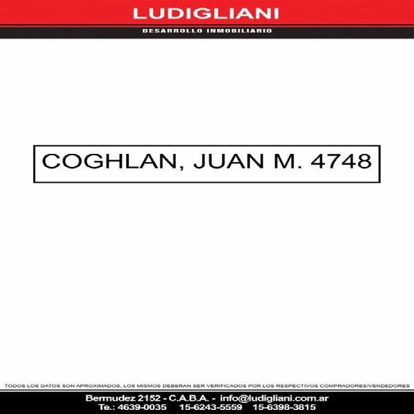 Juan M Coghlan 4748 - Lote en Venta en Villa Devoto, Capital