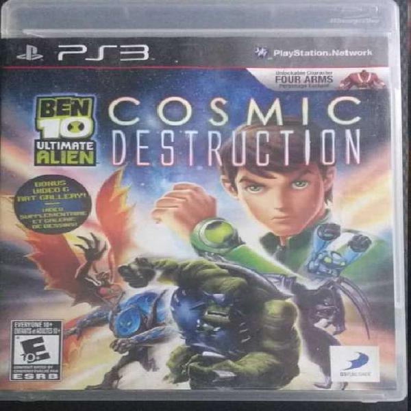 Juego de PS3 Físico Ben 10 Cosmic Destruction
