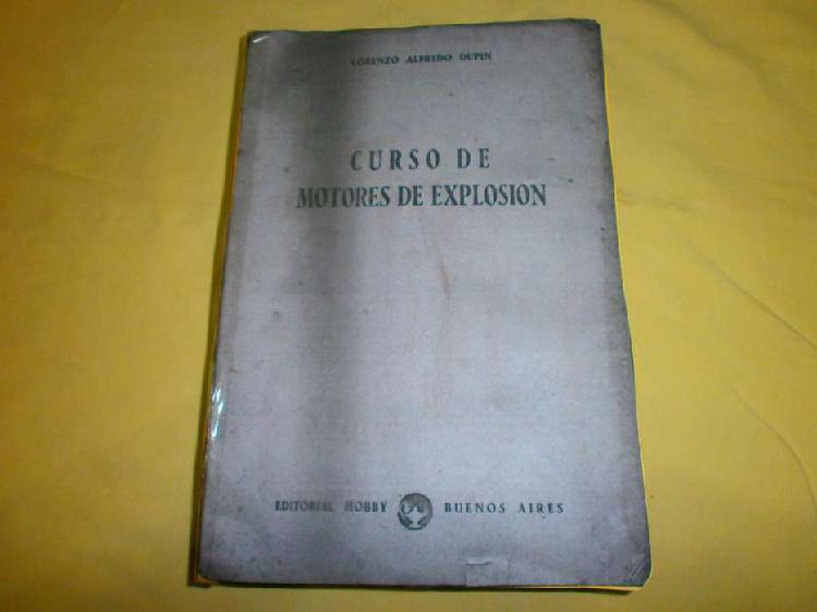 LIBRO ANTIG/1952 MOT/A EXPLOS/VER FOT/DET