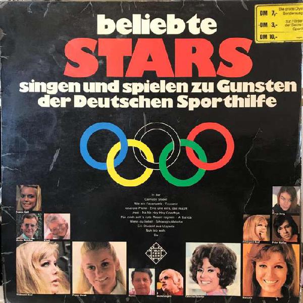 LP alemán de intérpretes varios Gala show der stars año