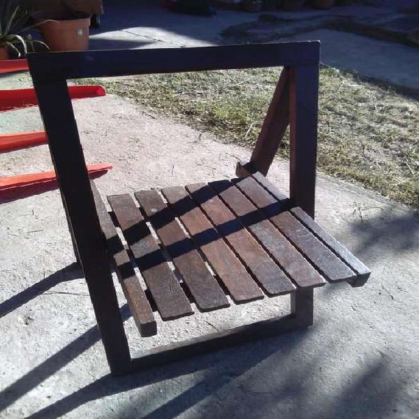 Liquido 4 sillas plegables, madera robusta!