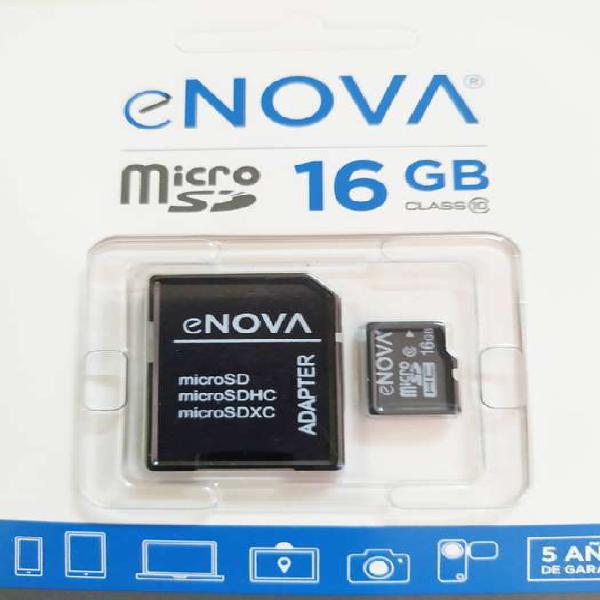 Memoria Micro SD de 16gb Clase 10