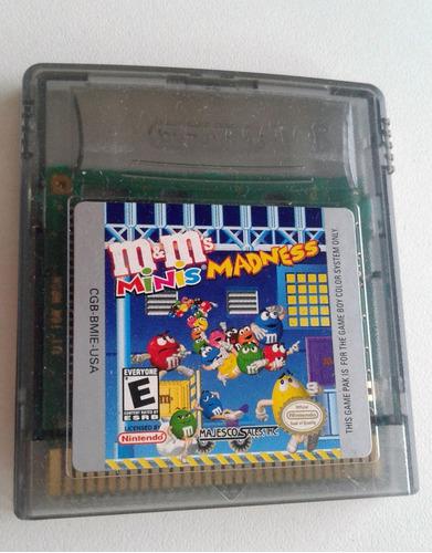 M&ms Minis Madness - Game Boy Color - Made In Japan C2