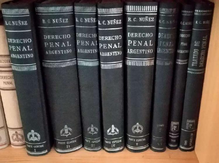 Núñez - Derecho Penal argentino. 7 tomos. Editorial