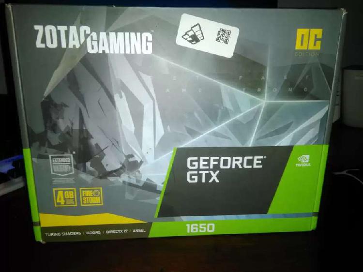 Placa de video nvidia GeForce GTX 1650 4gb