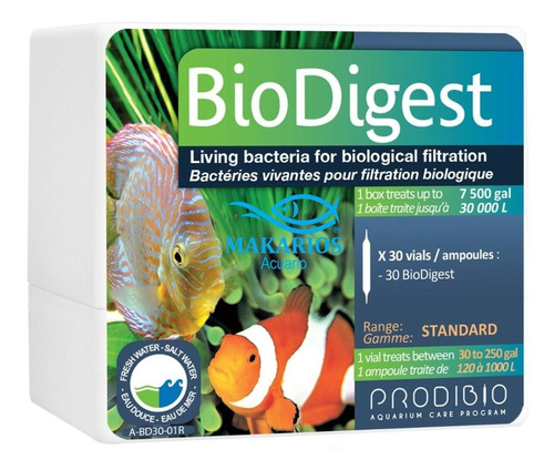 Prodibio Biodigest Cultivo De Bacterias Acuario 1 Ampolla