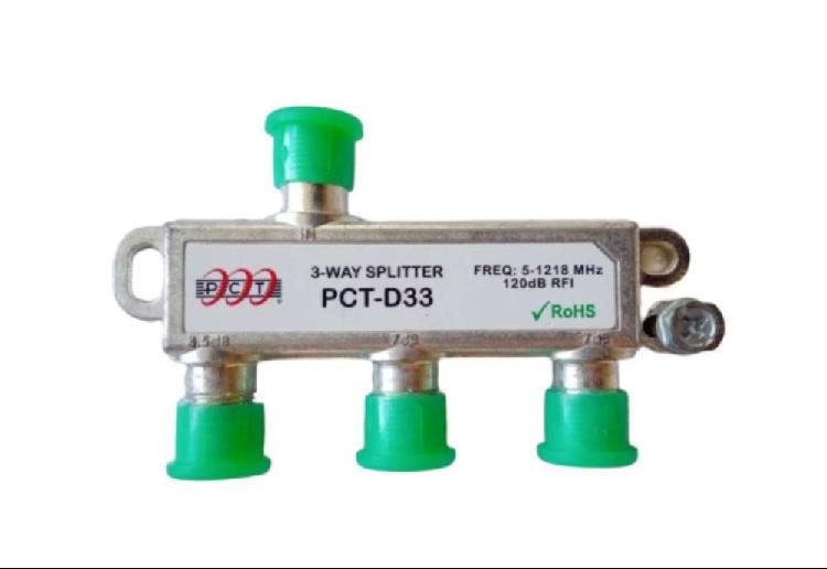 Splitter Derivador de Señal 3 Vias PCT – D33