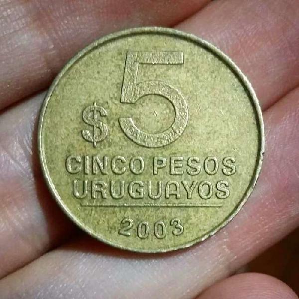 Uruguay 5 Pesos Uruguayos 2003