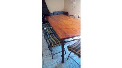 Vendo mesa quebracho colorado grande