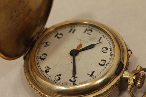 Antiguo Reloj De Bolsillo Vulpera Remontoir Perfectionné
