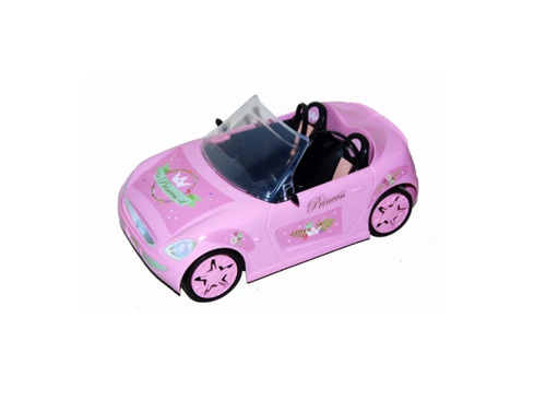 Auto Princesa Con Sticker Para Muñeca Barbie Lelab 