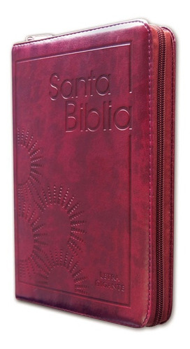 Biblia Letra Gigante Con Cierre Bordo Reina Valera 