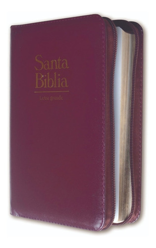 Biblia Letra Grande Bordo Cierre Y Dorado Reina Valera 