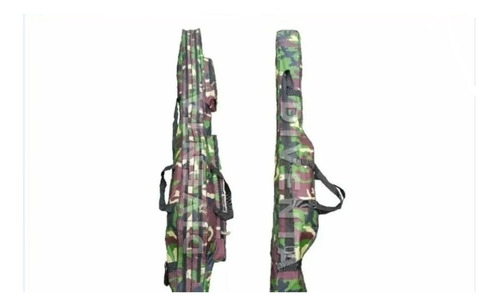 Bolso Funda Porta Cañas Camuflado Capacidad 10+ Cañas