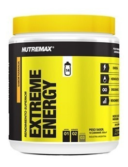 Extreme Energy 560grs Nutre-max Energía Hidratacion