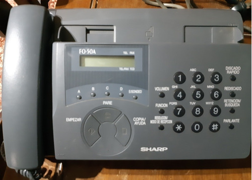 Fax Tel Sharp Mod Fo-50a