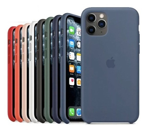 Funda iPhone  Pro 11 Pro Max Silicone Case Microcentro