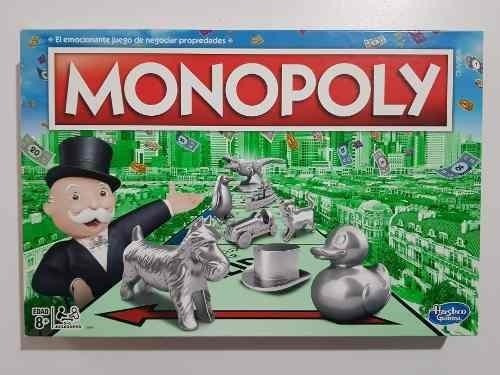 Juego De Mesa Monopoly Clásico Piezas Metálicas Hasbro