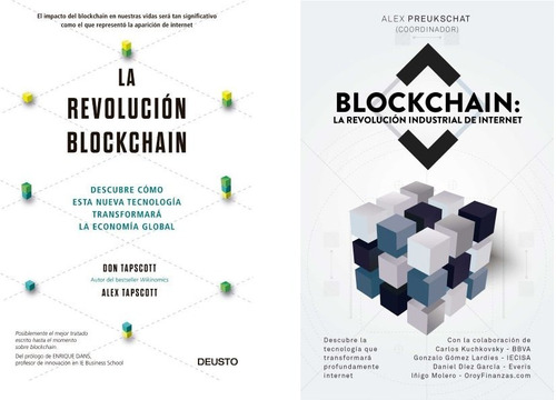 Pack Blockchain (2 Libros) - Bitcoin - Internet