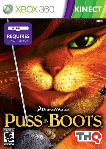 Puss In Boots Gato Con Botas Kinect Fisico Xbox 360 Dakmor