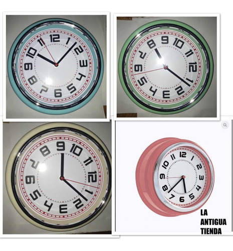 Reloj Retro De Pared Vintage - La Antigua Tienda