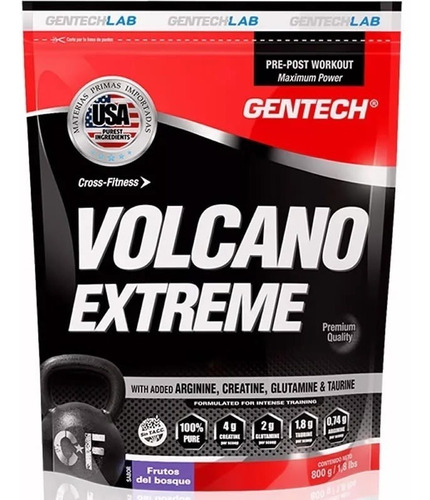 Volcano Extreme Gentech 800grs Complejo Proteico Xtreme