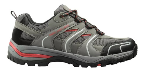 Zapatilla Trekking Ombu Aire Libre Everest Gris Topo