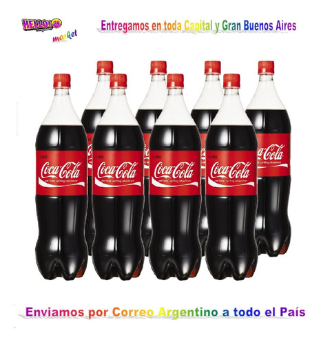 Coca Cola Regular 1.50 Lt Pack X 8 Hello!24 Market