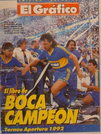 El Grafico Especial 70 Boca Campeon 92 El Libro
