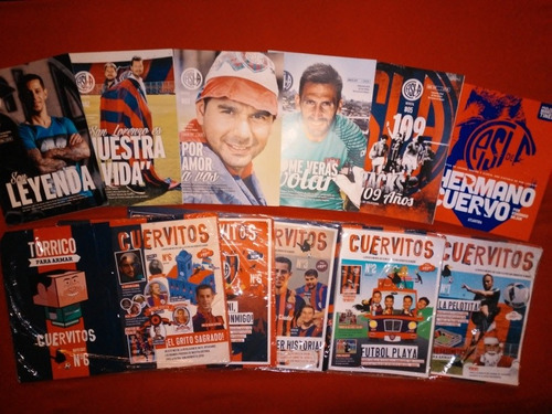 Lote Por 10 Revistas San Lorenzo Y Cuervitos + Libro Regalo!