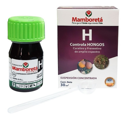 Mamboreta H Fungicida Amplio Espectro Cura Y Previene X 30cc