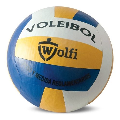 Pelota De Voley Cuero Sintético - Marca Wolfi