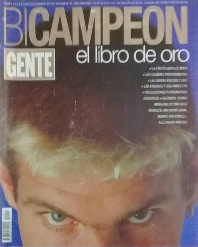 Revista Gente Extra N°14.boca Bicampeon El Libro De Oro