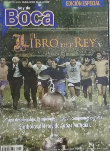Revista Soy De Boca N°29. El Libro Del Rey De Noviembre