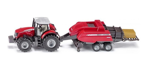 Siku Tractor Massey Ferguson  Con Prensa Siku  E1:50